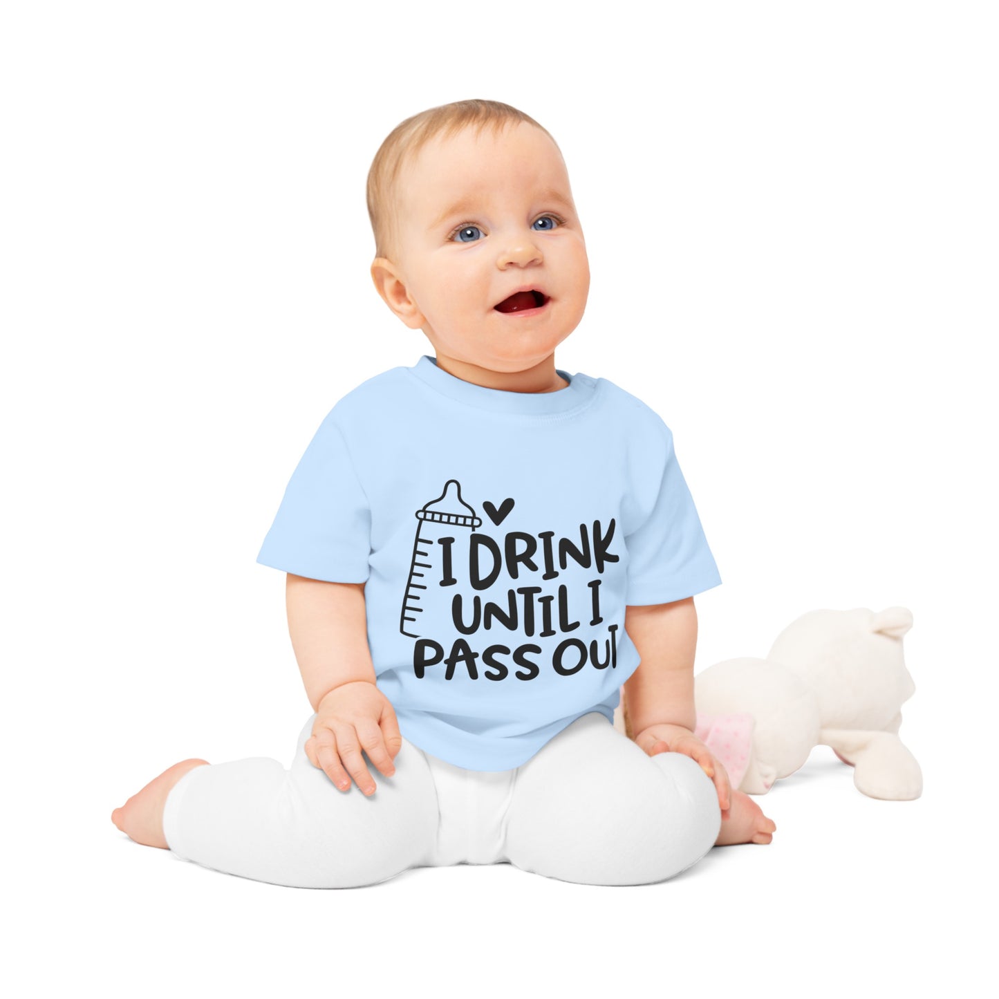 Baby & Toddler - I Drink Until I Pass Out Baby T-Shirt, Funny Baby Shirts