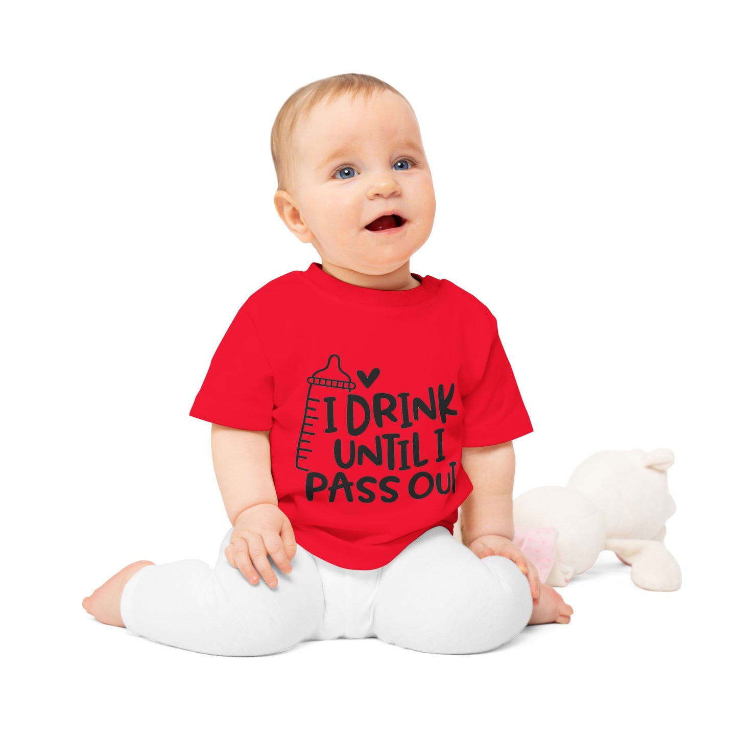 Baby & Toddler - I Drink Until I Pass Out Baby T-Shirt, Funny Baby Shirts