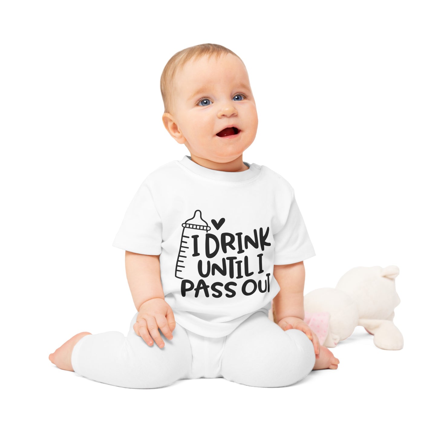 Baby & Toddler - I Drink Until I Pass Out Baby T-Shirt, Funny Baby Shirts