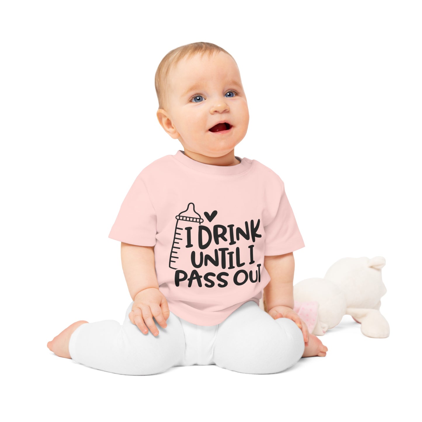 Baby & Toddler - I Drink Until I Pass Out Baby T-Shirt, Funny Baby Shirts